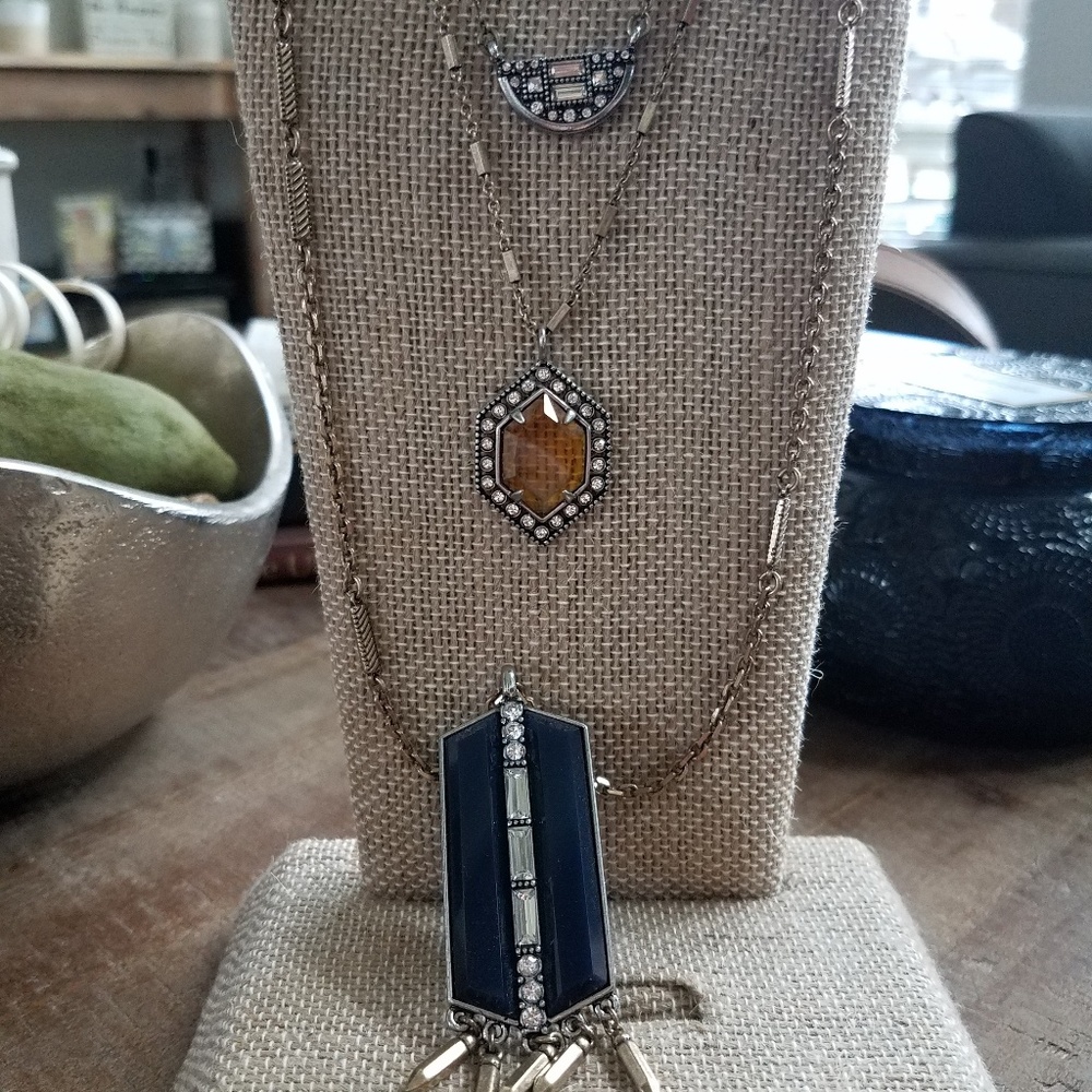 Grand Cabaret Three Row Convertible Necklace